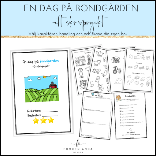 En dag på bondgården - ett skrivprojekt