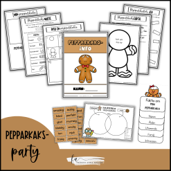 PAKET: Pepparkaksparty! Ett gott och kreativt julmaterial