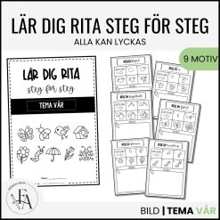 Lär dig rita steg för steg- Tema vår