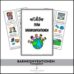 Barnkonventionen - lättlästa artiklar + arbetsmaterial