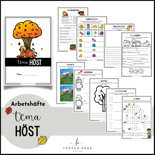 Arbetshäfte: tema höst