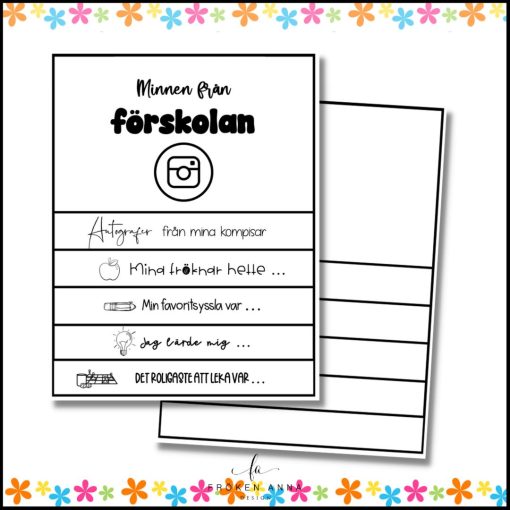 Minnen från förskolan