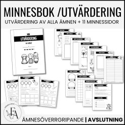 Läsårsutvärdering & minnesbok – Ett kreativt avslut på skolåret!