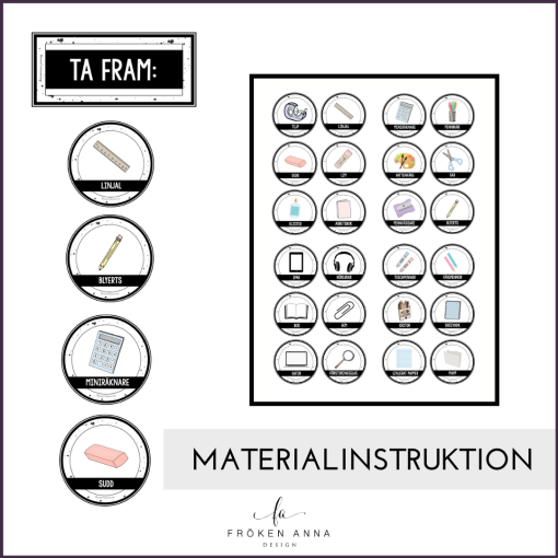 Materialinstruktion neutral