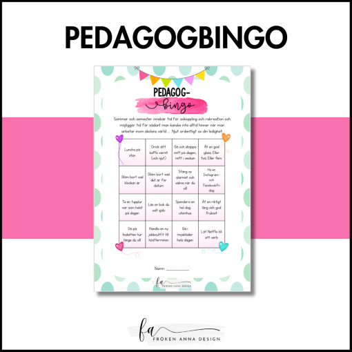 Pedagogbingo