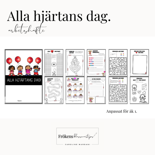 Arbetshäfte - Alla hjärtans dag