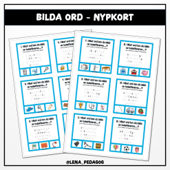 Bilda ord - nypkort