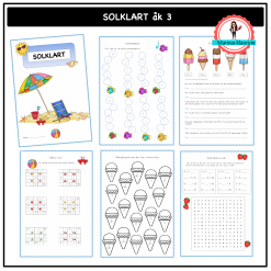 Solklart blå