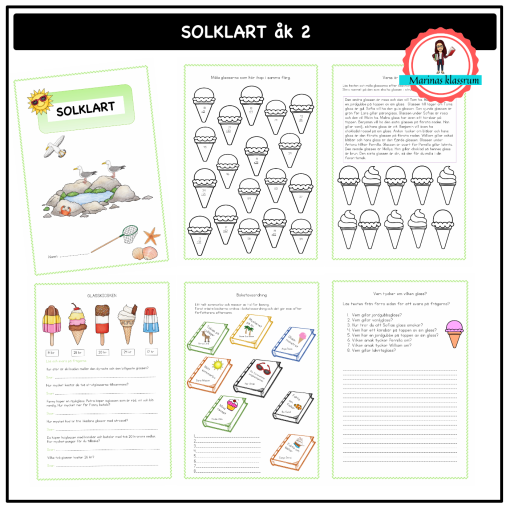 Solklart grön