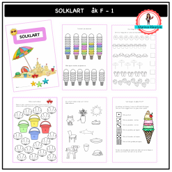 Solklart rosa