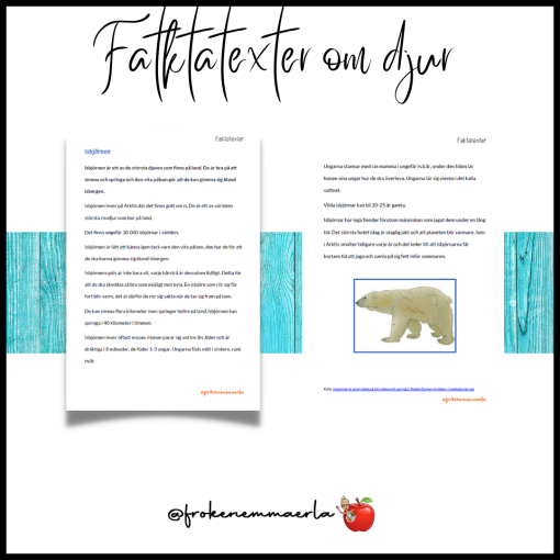 FAKTATEXTER OM DJUR (Öva inför NP år 3)