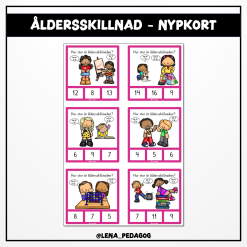 Åldersskillnad - nypkort