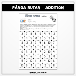 Fånga rutan - addition