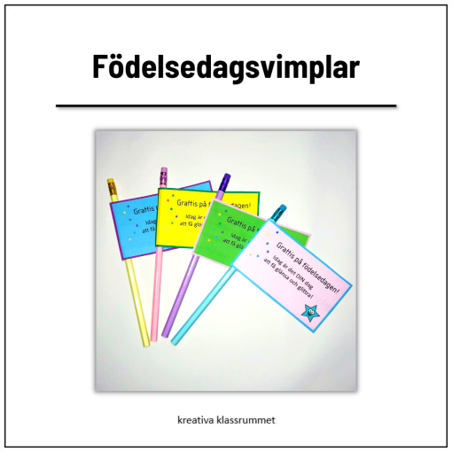 Födelsedagsvimplar