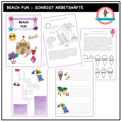 Beach fun - somrigt arbetshäfte