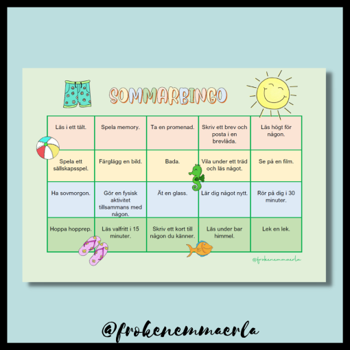SOMMARBINGO 2022
