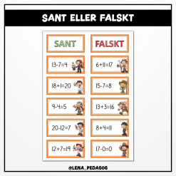 Sant eller falskt?