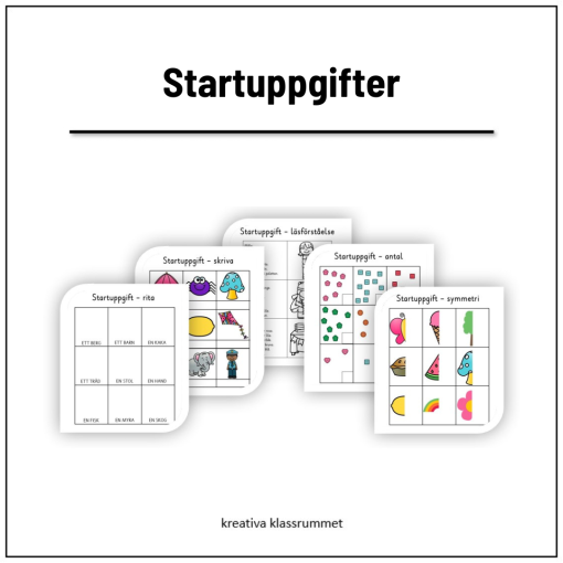 Startuppgifter