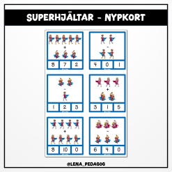 Superhjältar - nypkort
