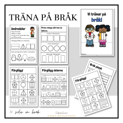 Vi tränar på bråk