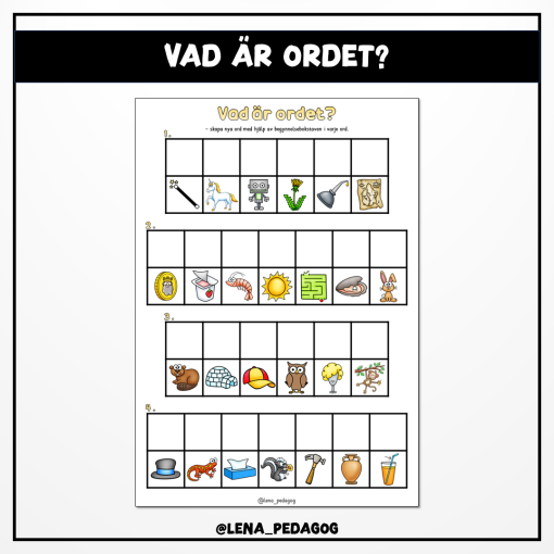 Vad är ordet?