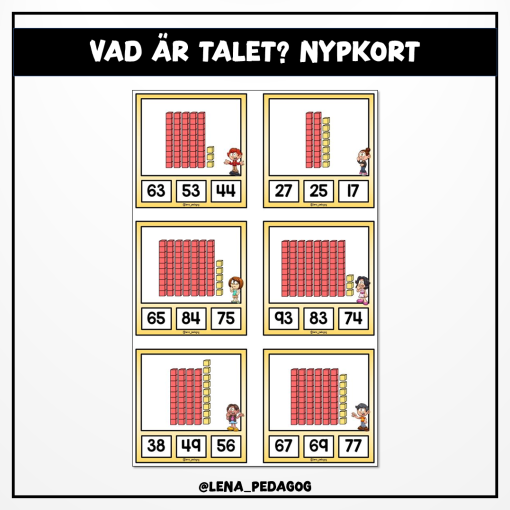 Vad är talet? - nypkort