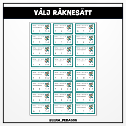 Välj räknesätt