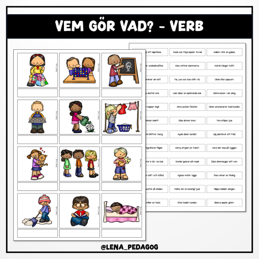 Vem gör vad? - verb