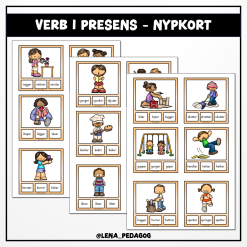 Verb i presens - nypkort