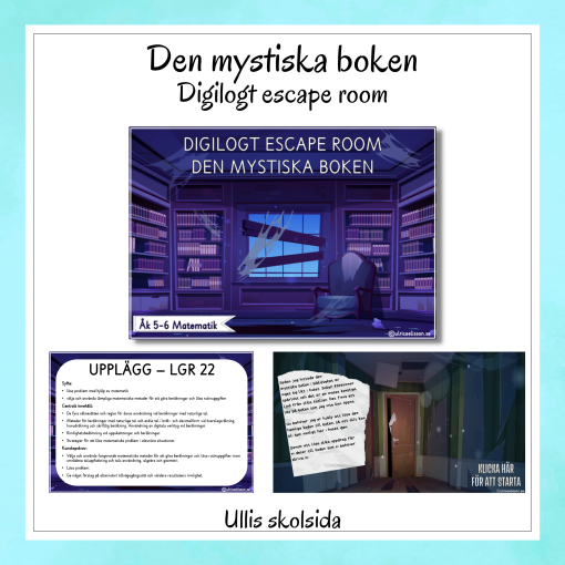 Escape room - Den mystiska boken