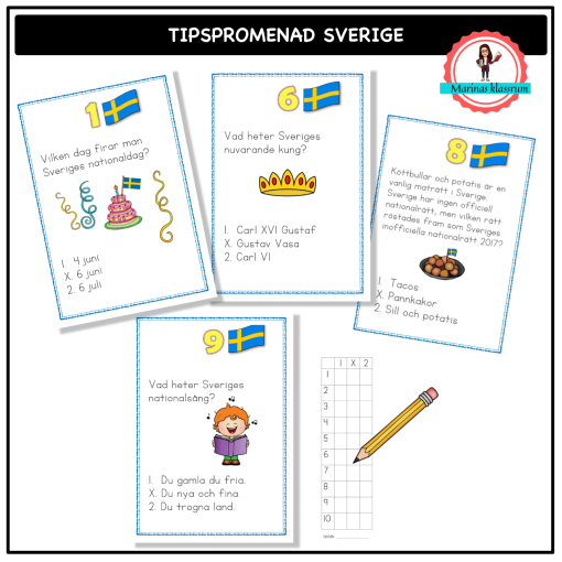 Tipspromenad om Sverige