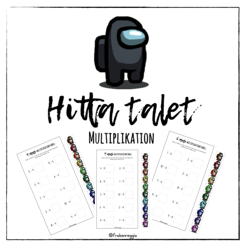 Hitta talet - Multiplikation