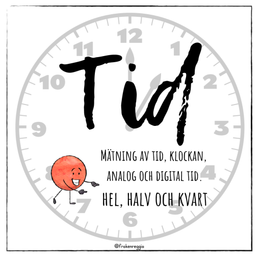 Mitt häfte om tid - Hel, halv & kvart