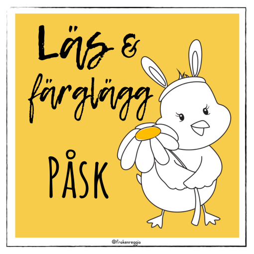 Läs och färglägg - Påsk