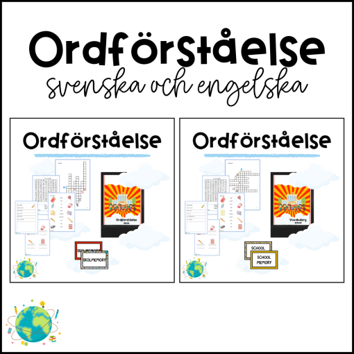 Skola - Ordförståelse, Vocabulary och Memory