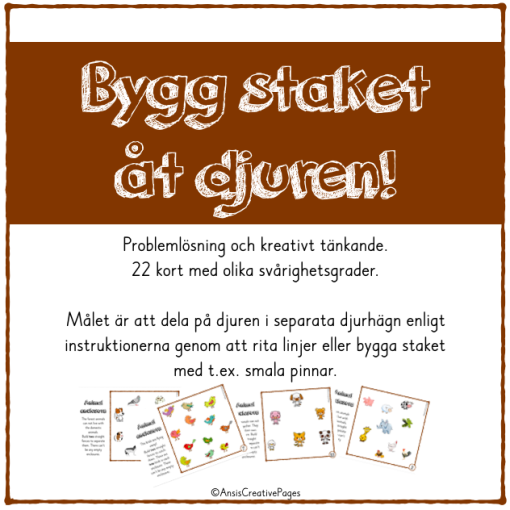 ”Bygg staket åt djuren”