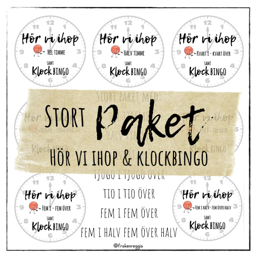 Hör vi ihop - Klockan till paketpris