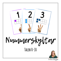 Nummerskyltar 0-10