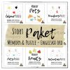 Engelska paket med memory och pussel