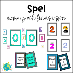 Veckans siffra - Memory och Finns i sjön