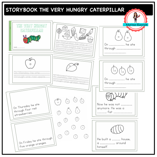 The very hungry caterpillar - gör din egen saga