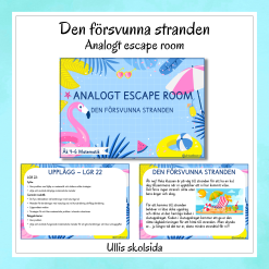 Escape room - Den försvunna stranden