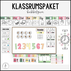 GIGANTISKT klassrumspaket: Bubbelgum