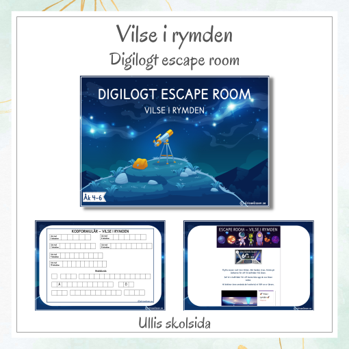 Escape room - Vilse i rymden