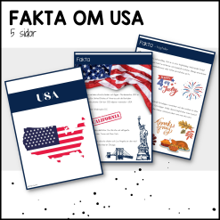USA - faktahäfte