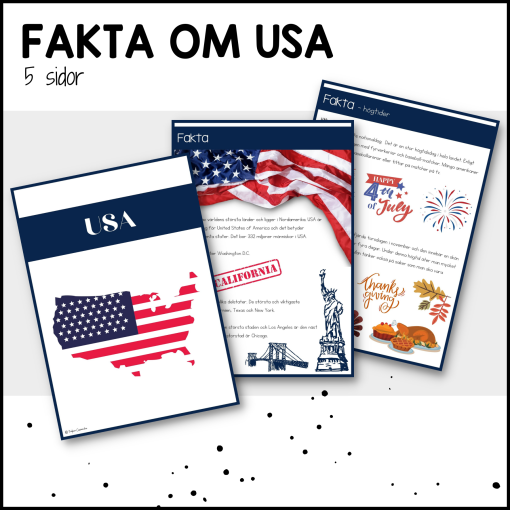 USA - faktahäfte