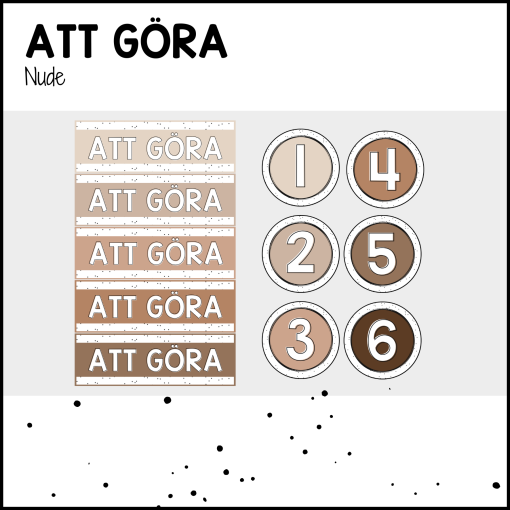 NUDE: att göra 1-6