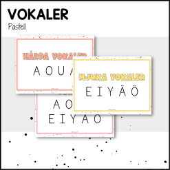 PASTELL: vokaler