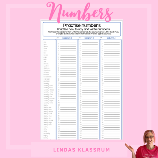 Practise numbers
