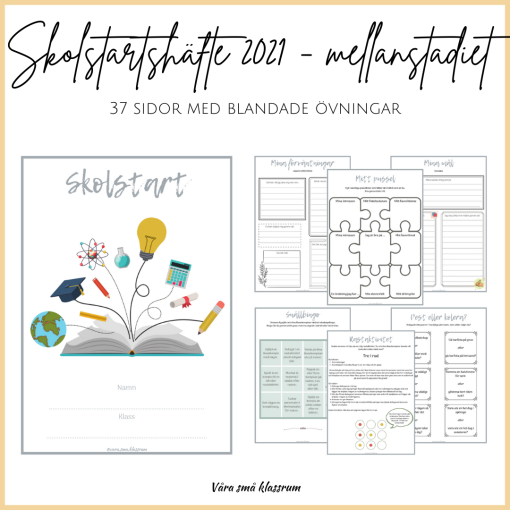 Skolstartshäfte 2021 - mellanstadiet (åk 3-7)